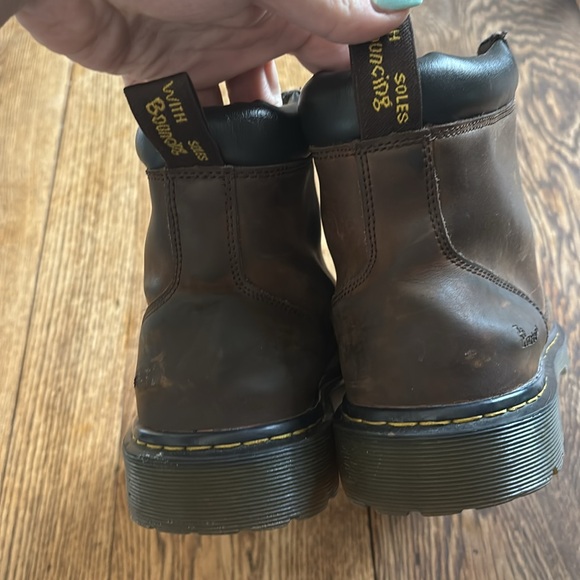 Dr. Martens Brown Cartor Leather Men's Boots - Picture 4 of 5